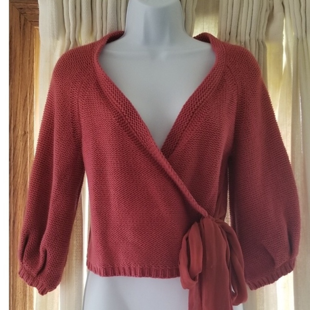 🍁 Anthropologie Wrap Sweater